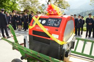 Novo motorno brizgalno blagoslovili na Florjanovo nedeljo 6